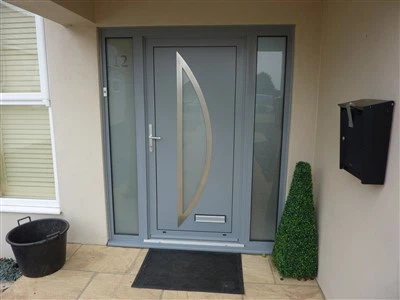 Portas de vidro de alumínio externo