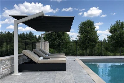 Toldão independente ao ar livre