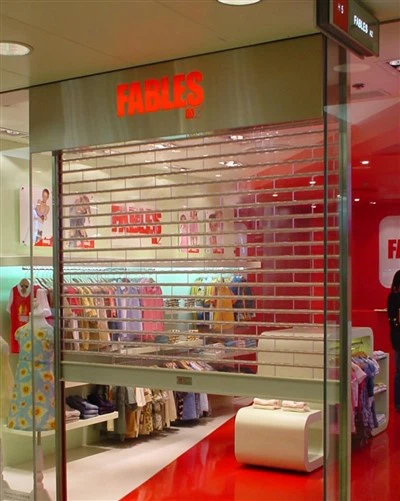 Porta do obturador de policarbonato